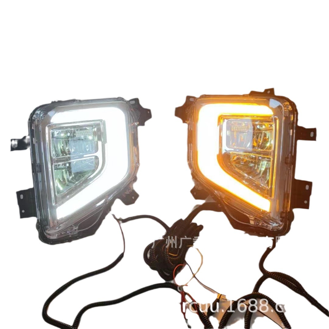 Aplicable a 19-21 mitsubishi triton luz de marcha diurna mitsubishi L200 luz de marcha diurna luz de niebla LED luz de marcha diurna