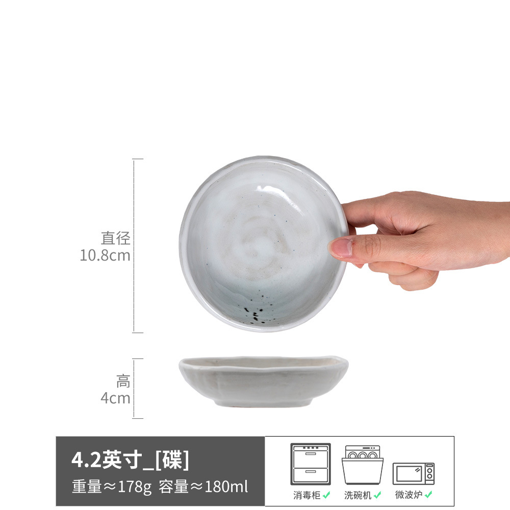 La vieja serie de cubiertos de nube hace viejos platos de cerámica juegos de platos de cerámica retrógrados platos de platos de platos de platos al por mayor