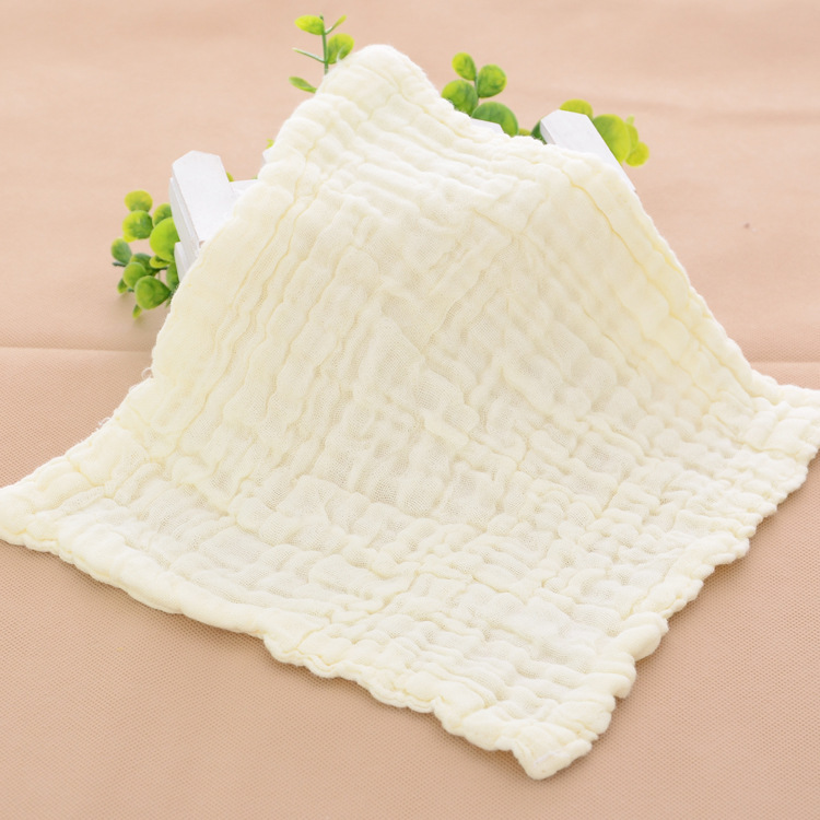 子供用ガーゼの角巾無地の柔らかい吸水新生児タオル卸売り乳幼児用ハンカチの唾タオル|undefined