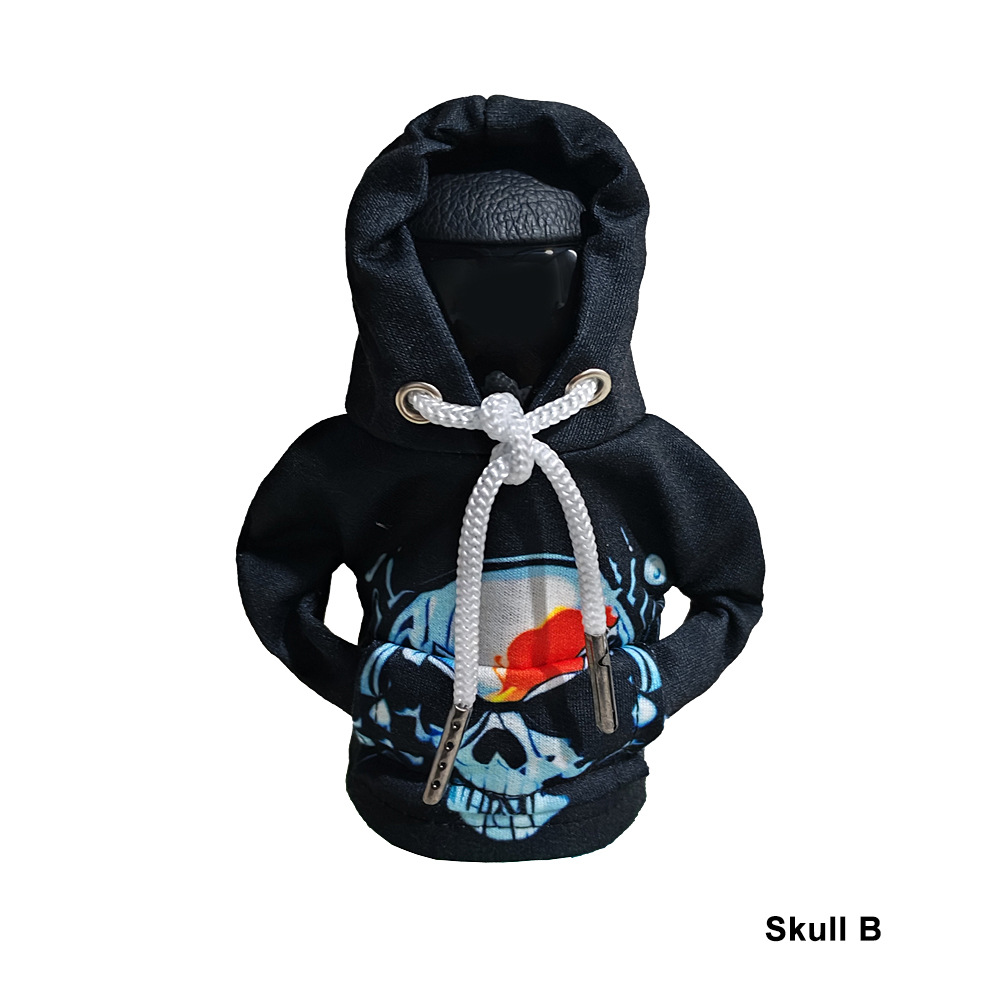 Source Factory Car Gear Shift Lever Hooded Skull Interior Decoration Accessories Gear Dust Cover Shift Lever Car Accessory