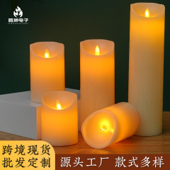 跨境LED电子蜡烛无烟摇摆波浪口求婚派对节庆装饰仿真氛围灯布置