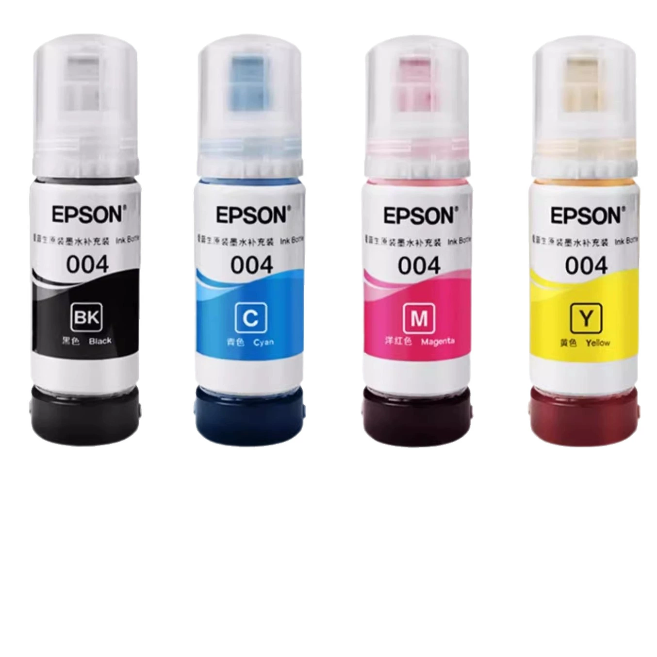 Оригинальные чернила Epson 004 для струйного цветного принтера L3151/L3153/L3135/L1583/L3253 серия