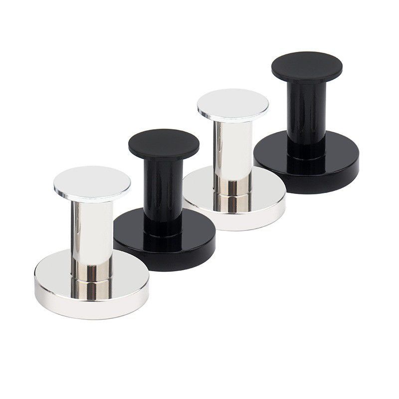 工字型金属磁图钉黑色/银色D12*16 强力创意办公室白板磁铁