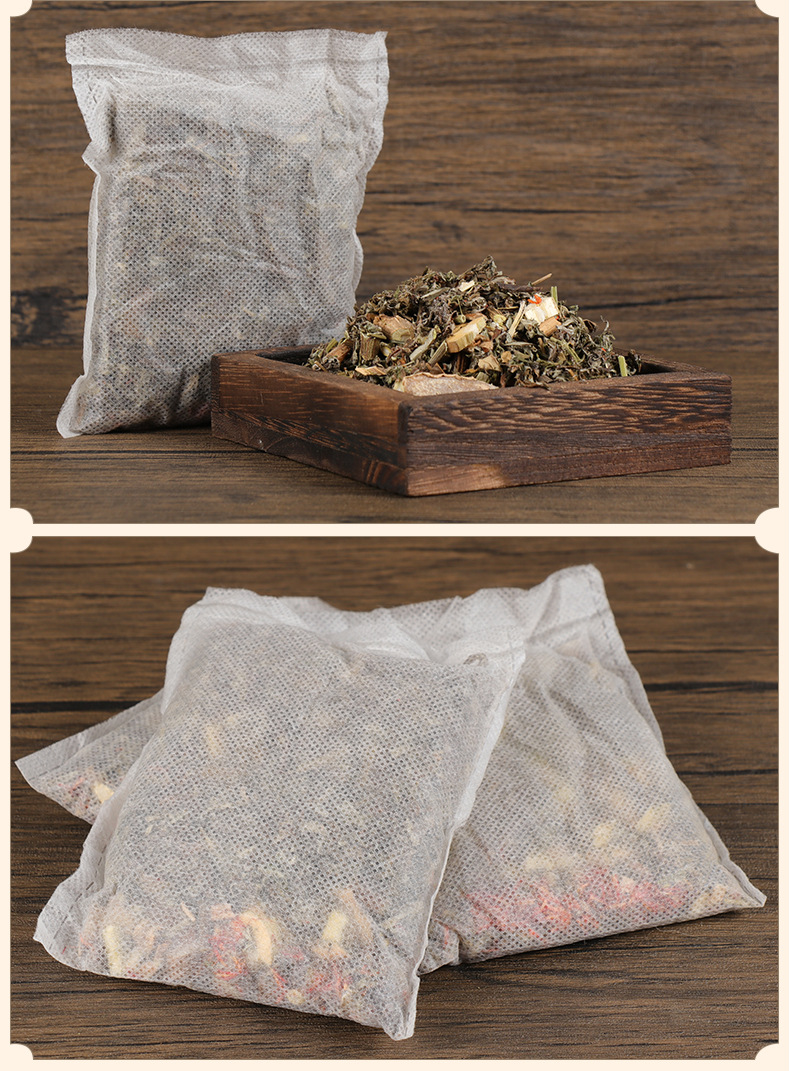 Xuanzhen Mugwort Foot Soak Pack 10 Bags per Box Traditional Chinese Herbal Foot Bath Powder preparation