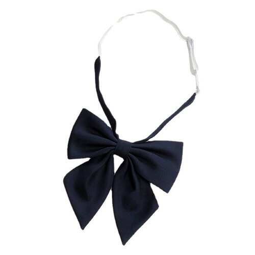 Academy JK Uniform Tie for Girls, Japanese Style Small Accessories, Lapel Bow, Versatile Red Solid Color Feather Bow Tie Accessory