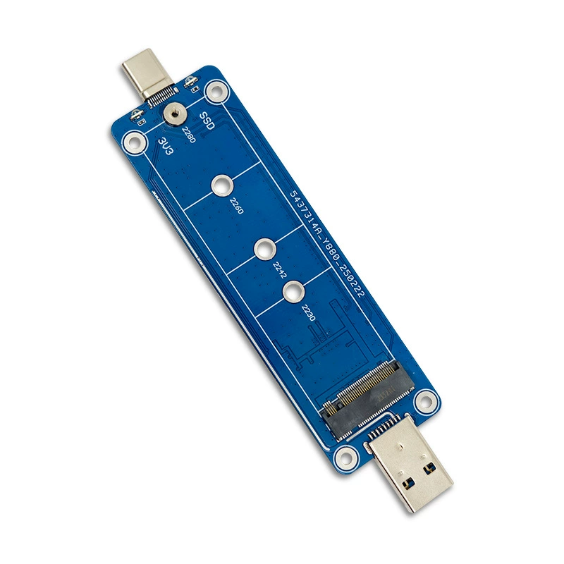 USB3.2 к NVME двойной разъем 插 USB SSD корпус адаптер карта JMS583