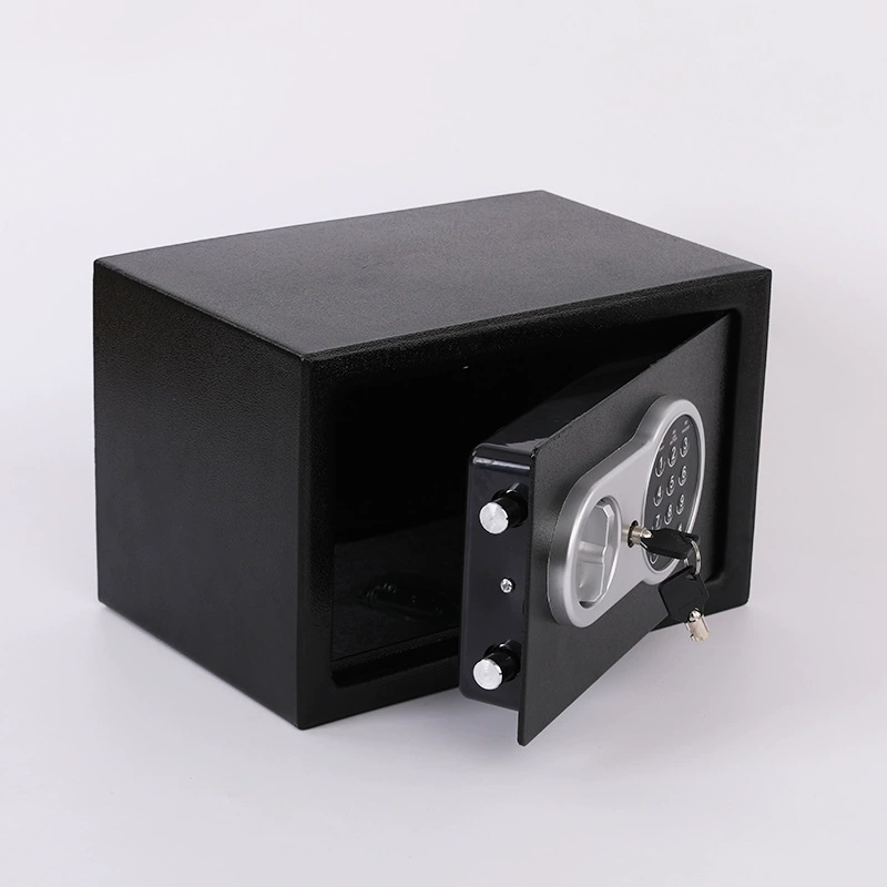 Electronic mechanical safe storage for documents, anti-theft