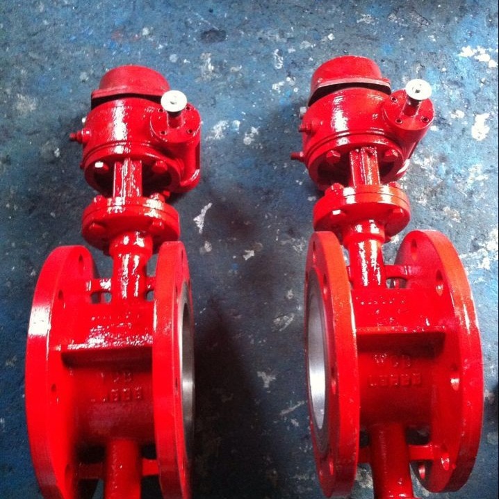 XD343H  XD371H DN200 消防信号蝶阀 消防蝶阀 法兰 对夹式蝶阀