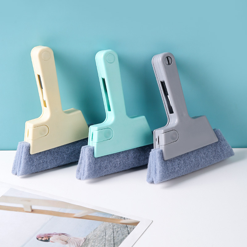 Cuatro en uno cepillo de limpieza de ranuras multifuncional cepillo de limpieza de cocina y baño cepillo de ventanas de esquina muerta cepillo de limpieza de ventanas