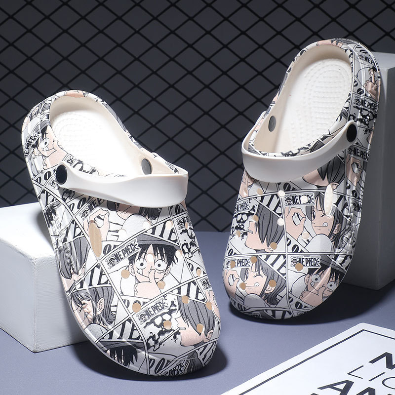 Men's Shoes for Summer Outer Wear 2024 New Thick-soled Driving Non-slip Wear-resistant Beach Sandals