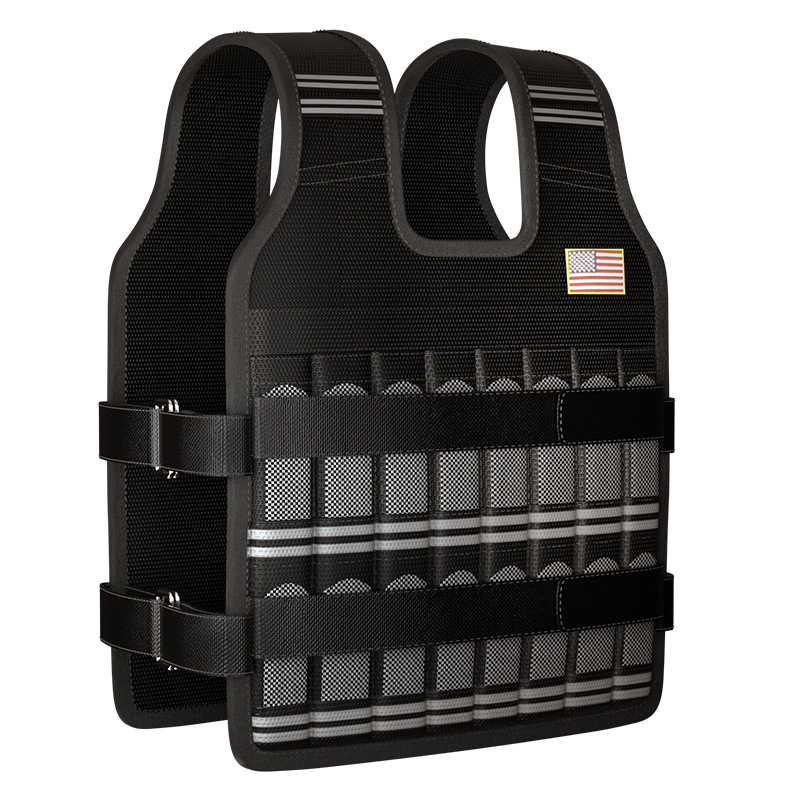 Plato de acero polainas sandbag equipo de soporte de peso a mano atado bolsa de arena invisible bloque de plomo ajustable transpirable correr deportes de peso chaleco