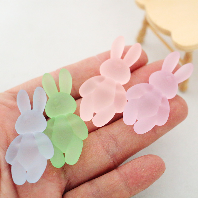 Dollhouse Dollhouse cartoon rabbit pillow furniture living room decoration miniature model Cartoon creative accessories