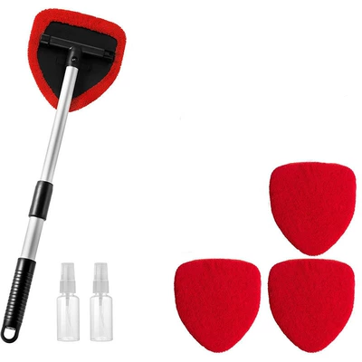 Cross-Border Labeling and Dropshipping of: Car cleaning tools - red-suit