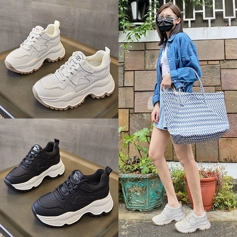 2024 Новый папа туфли с толстой подошвой увеличены на 7 см