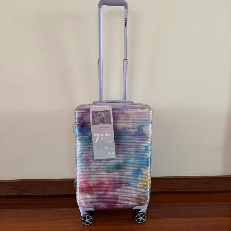 Shipped from the United States, Ultra-Light 20inch Gradient Color Silent Aircraft Wheel Boarding Case Suitcase Trolley Suitcase Without Lock