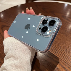 iPhone17、妖精風スマホケース、15、Apple 14promax、透明ソフトハードケース、x、宇宙風ケース、保護カバー3に適用