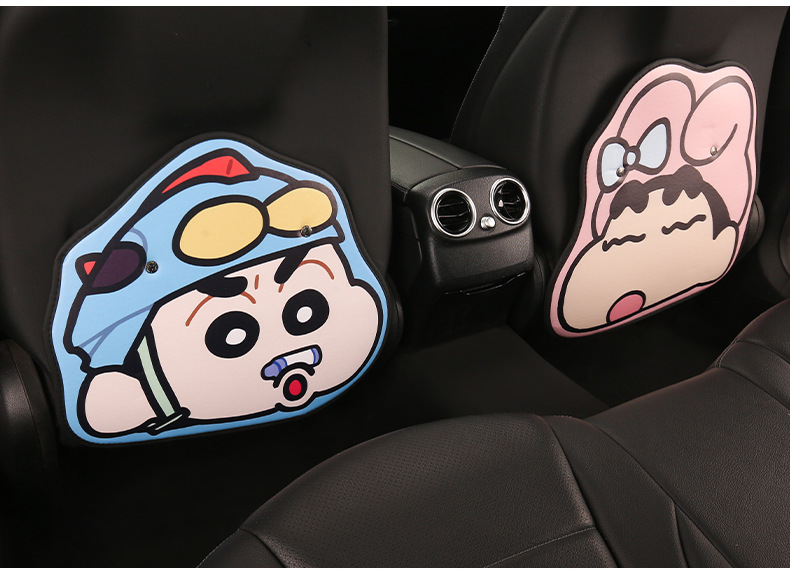 Crayon Shin-Chan Ladies Cute Cartoon Car Seat Back Anti-Kick Pad Car Seat Rear Seat Back Anti-Fouling Pad