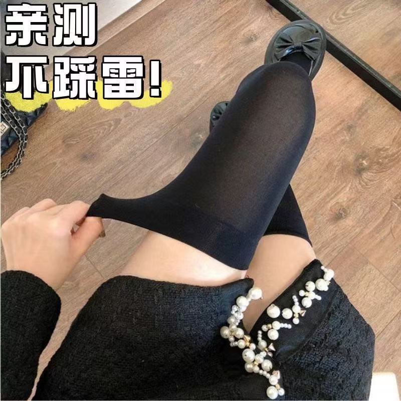春夏日系jk天鹅绒白色丝袜女压力过膝袜显瘦大腿袜黑色长筒袜美腿|undefined