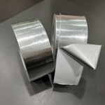 耐高温铝箔胶带补锅油烟机热水管密封灶台水槽玻纤铝箔胶带