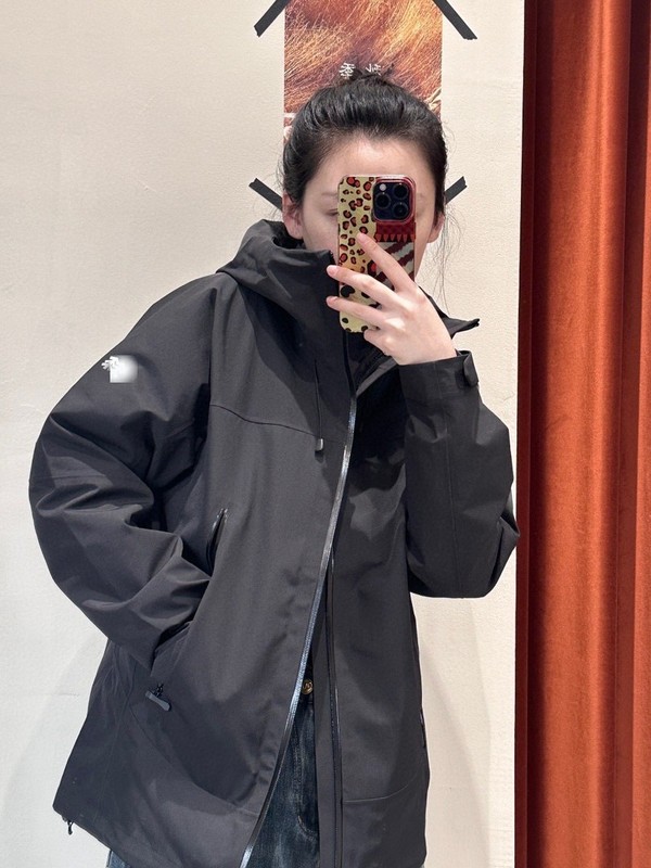 两棵树同款冲锋衣三合一羽绒内胆男女款防风防水户外登山服外套|undefined