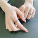 S925 Silver Mulan Ring Couple's Ring Simple Retro Original Personalized Design Men's and Women's Adjustable Ring
