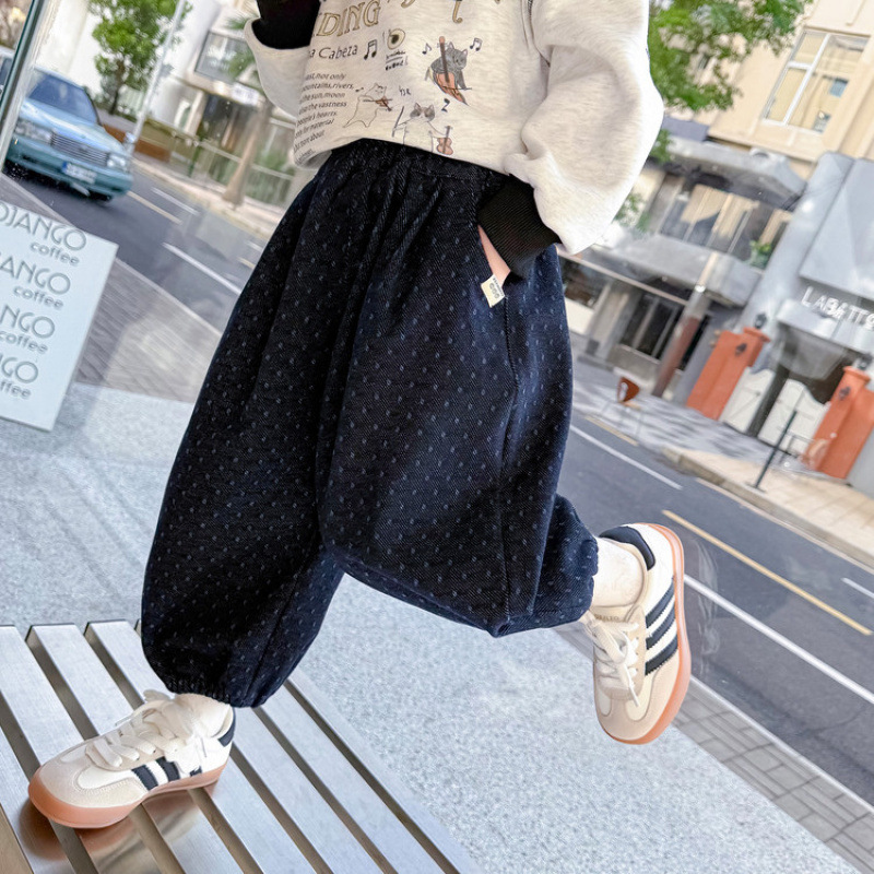 女童裤子春秋款2025新款炸街女宝宝束脚裤韩版秋装洋气儿童休闲裤|undefined