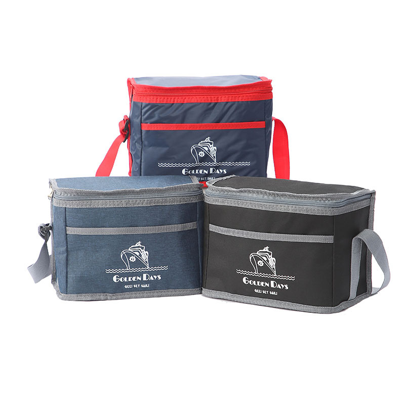 Bolsa Térmica Porta Alimentos de Tela Oxford, Portátil, Plegable, para Viaje