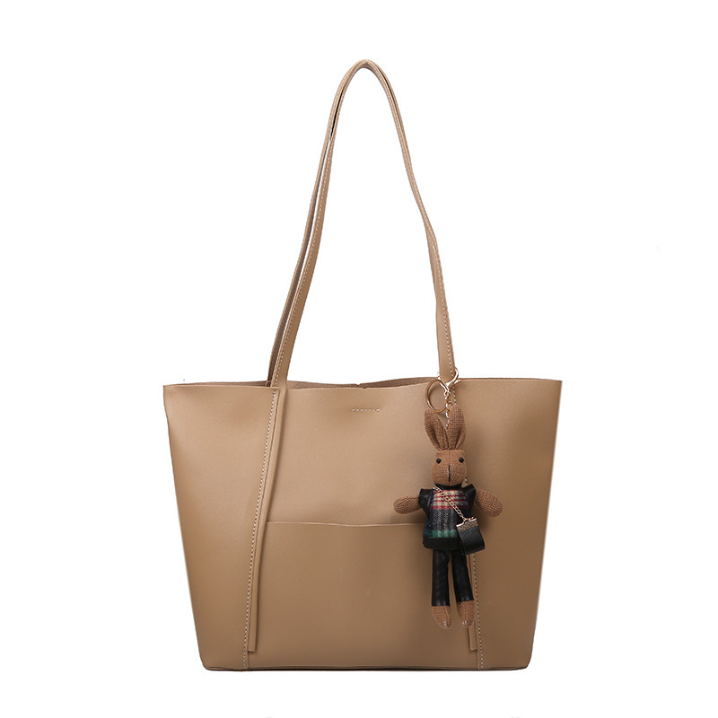 Bolsa de gran capacidad simple para mujeres 2022 otoño y invierno nueva moda universitaria bolsa de hombro bolsa de mano bolsa de mano