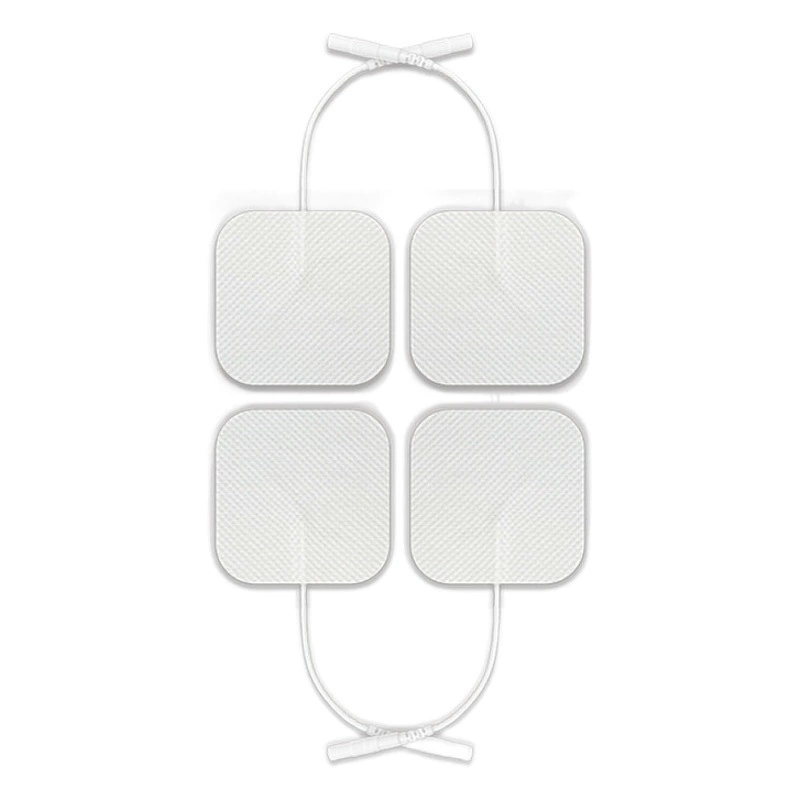 Электродный пластырь для физиотерапии, 4*4 см, массажный пластырь, средний и низкочастотный инструмент, специальный самоклеящийся гель, нетканый гидрогелевый пластырь