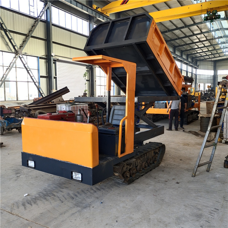 农林履带式运输车 履带运输自卸车规格齐全 小型履带运输车能升高