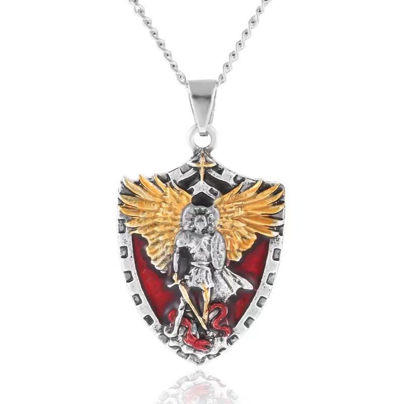 Shield Pendant Necklace Image 5
