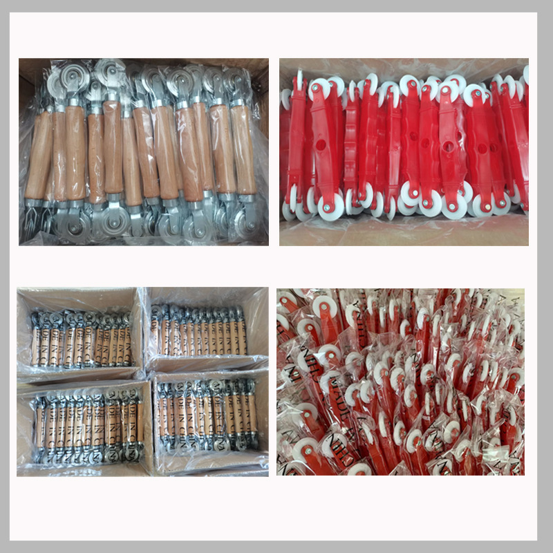 木柄金属压纱轮