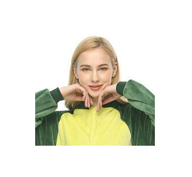 Pijamas transfronterizos al por mayor de fábrica Labubu pijamas femeninos de una sola pieza de dibujos animados pijamas de animales de franela Capibala