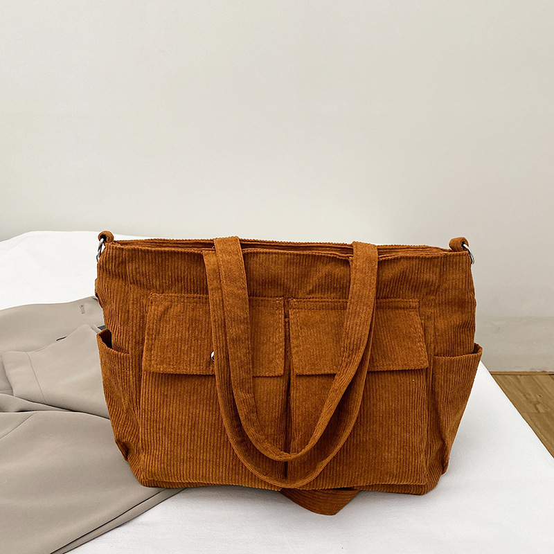 2025 nueva gran capacidad de terciopelo especial nicho universal bolso de hombro casual estilo coreano de viaje bolso de mano