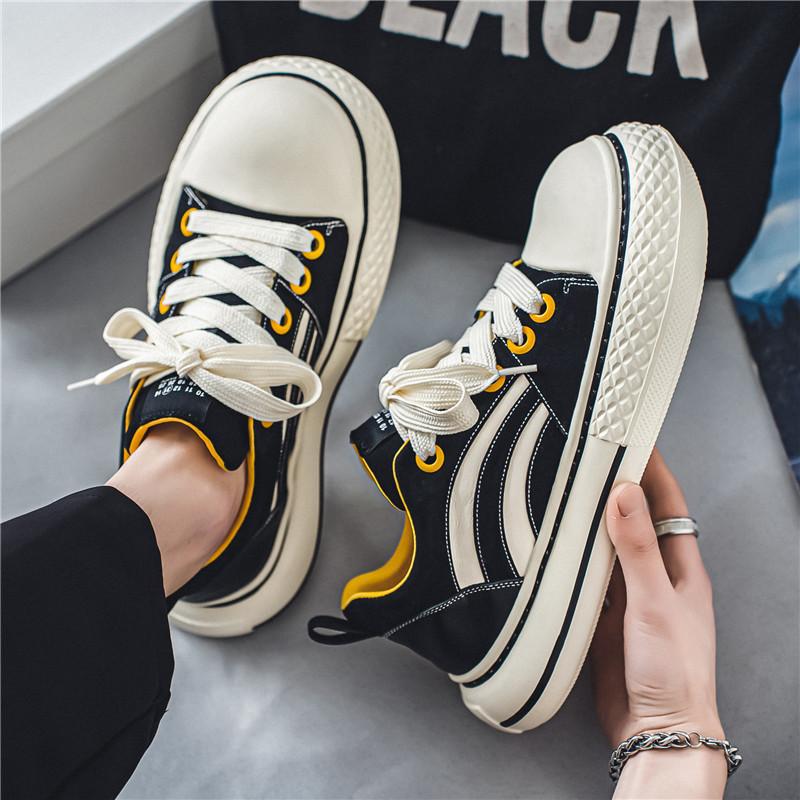 Canvas Sneakers 2025 New Four Seasons Breathable Fashion Student All-match Sports Casual Shoes Korean Style Cloth Shoes for Teenagers