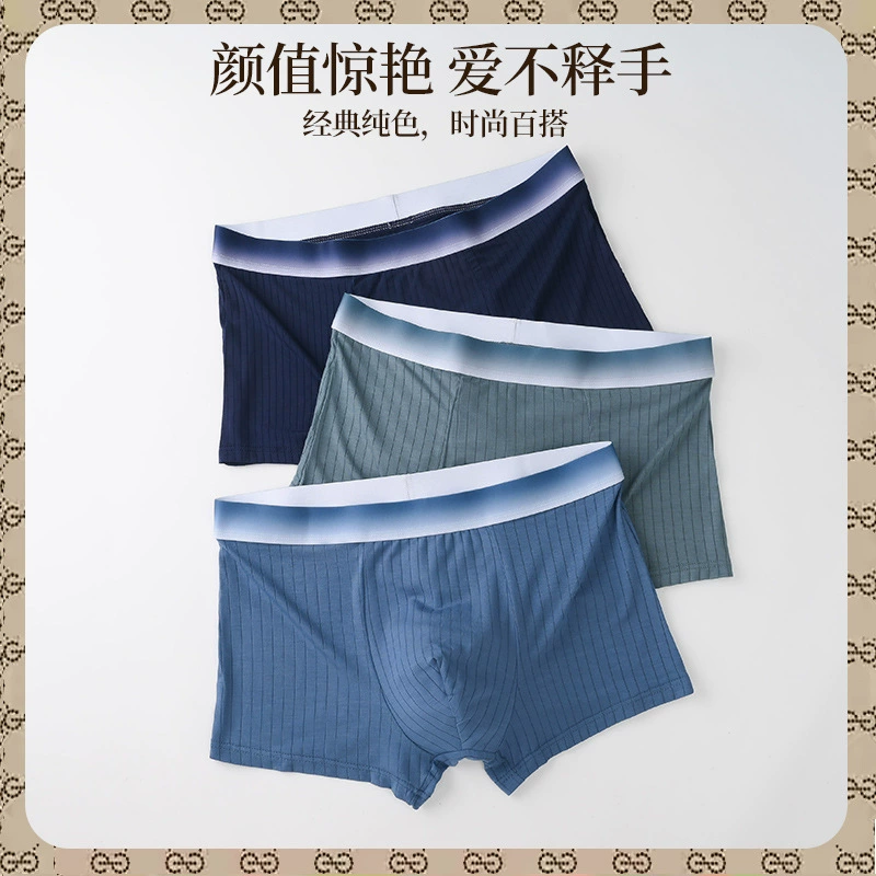 Underwear, fashionable antibacterial quick dry trousers, gradient