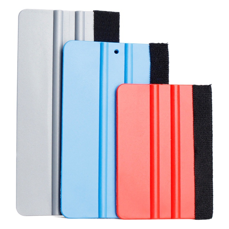 Herramienta de película de coche negro pelusa pegatina reemplazable raspador no daña película raspador cuadrado cuchilla coche ropa raspador pegatina ajuste