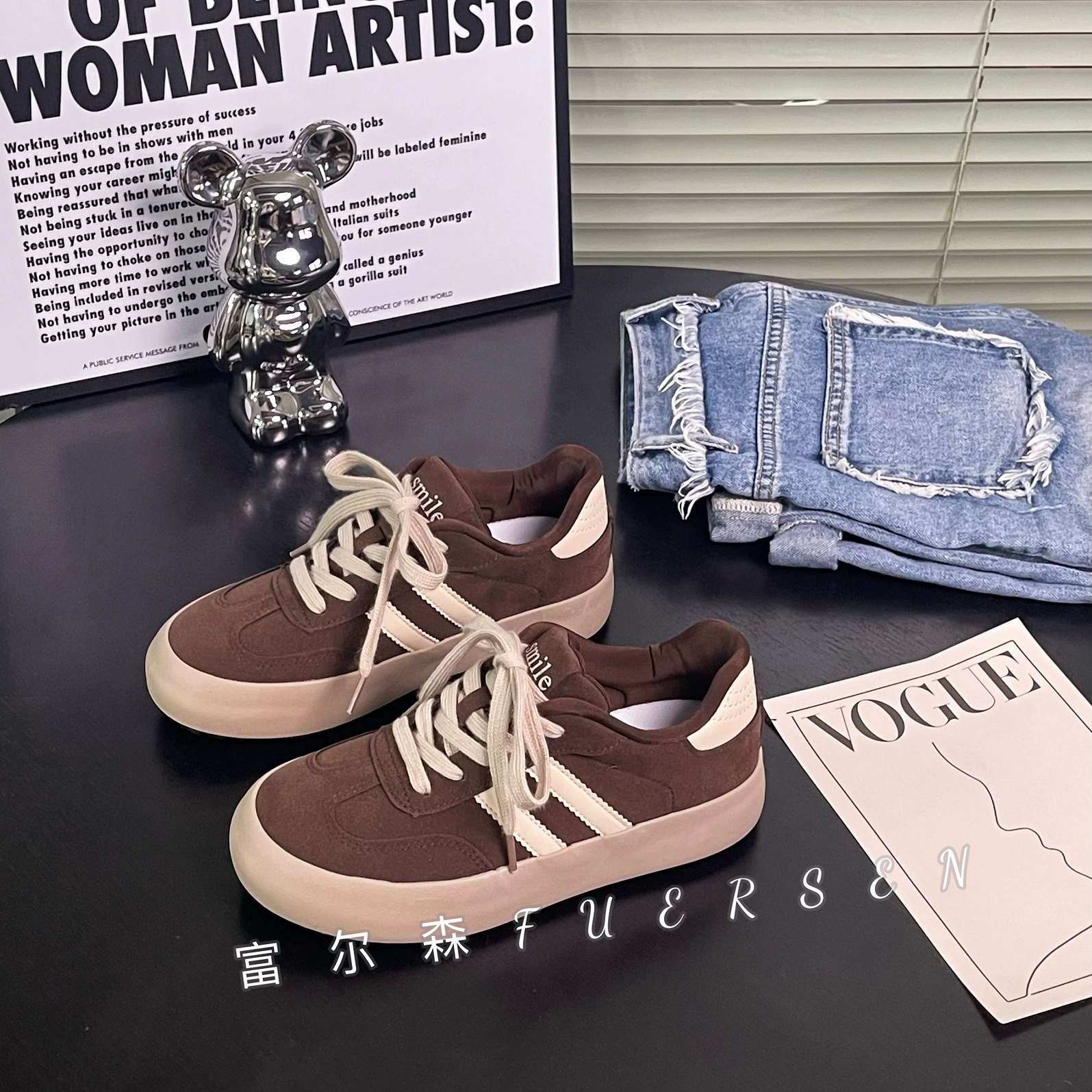 G1391 латексная стелька туфли на толстой подошве немецкое обучение женская обувь 2025 новый ретро обувь женская