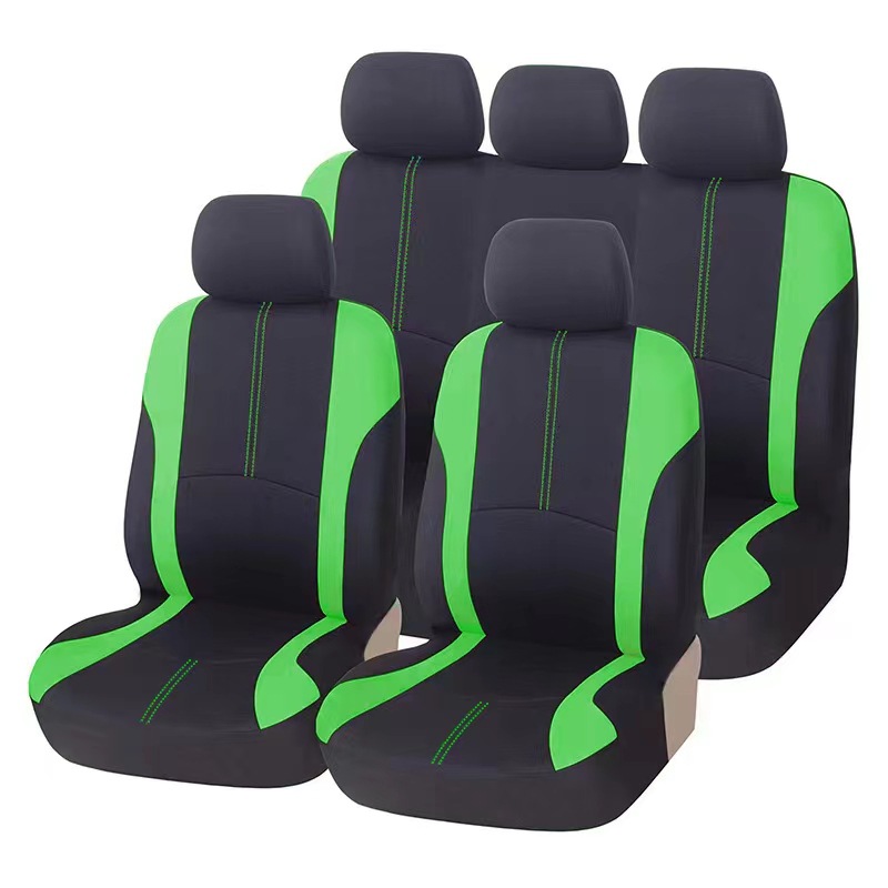 Universal Cross-Border Foreign Trade Car Seat Cover Factory for Mexico, Temu, Europe, America, and Russia, with Vertical Stripe and Pressed Waistline Design