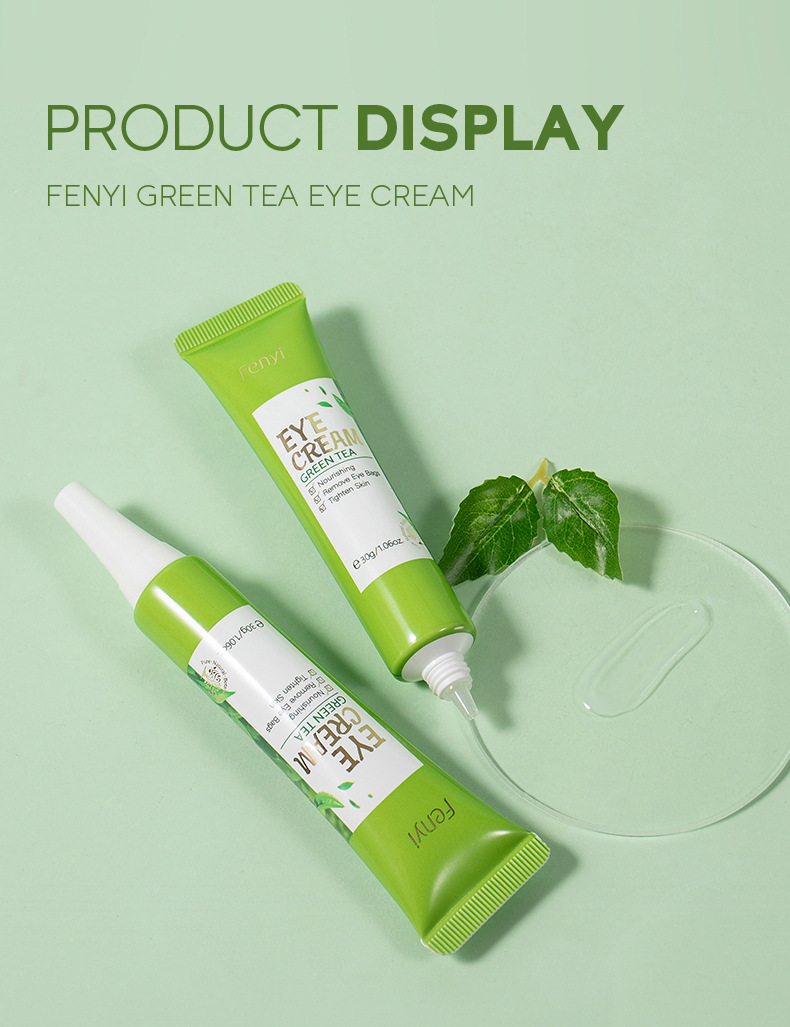 FENYI Green Tea Eye Cream 30g hydrates and moisturizes the eye skin. Cross-border manufacturer wholesale in stock undefined