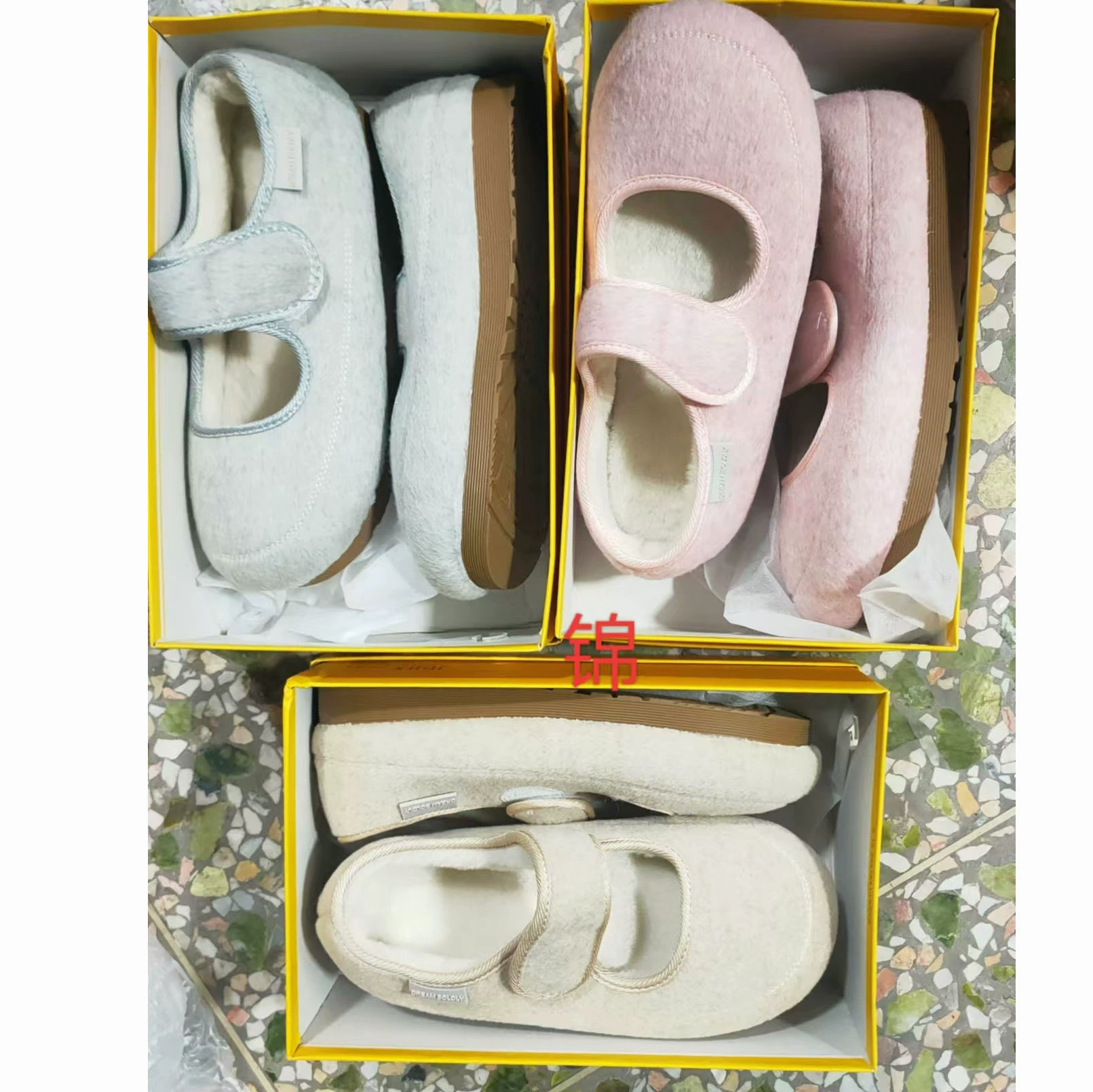 Little Xiangfeng французская мелкая обувь с толстым дном Mary Jen Single Женская 2024 новая осень-зима бархатная ретро мягкая подошва Birken обувь