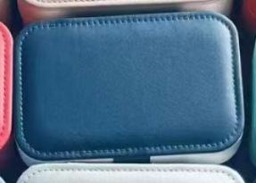 Caja de joyería de alta calidad simple, pendiente, collar, anillo, caja de almacenamiento al por mayor, caja de almacenamiento de joyería antioxidante portátil de doble capa