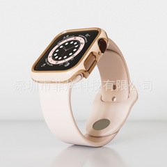 Suitable for Apple watch case watch8 new watch case 7 protective case PC hollow protective cover dazzling carving hard case