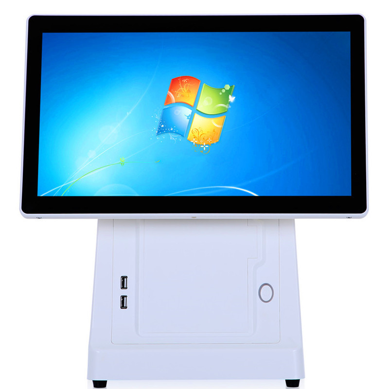 收钱机收银电脑超市烟酒店美业服装店windows触摸屏收银机