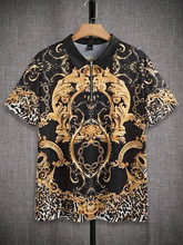 跨境亚马逊2025 男士polo色夏季新款短袖T恤翻领修身休闲商务透气