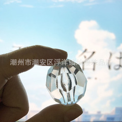 Transparent acrylic beads 32 cut corner beads pineapple beads DIY handmade starry sky ornament beads curtain material