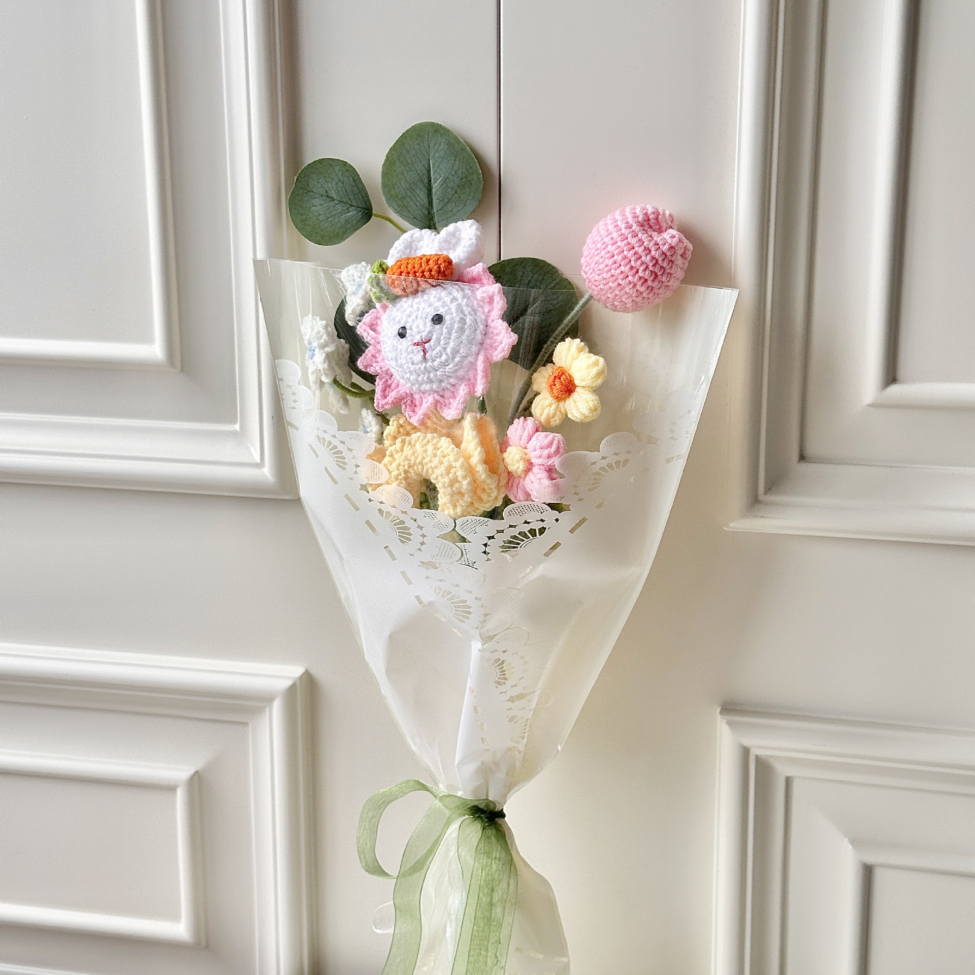 Bunch de muñecas de conejo rosa