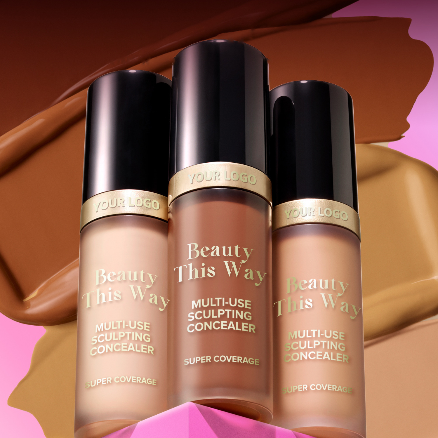 Too Faced Concealer, concelador de base, concelador de base de maquillaje ligero y fino, concelador de base líquido para reparar la apariencia, concelador de base