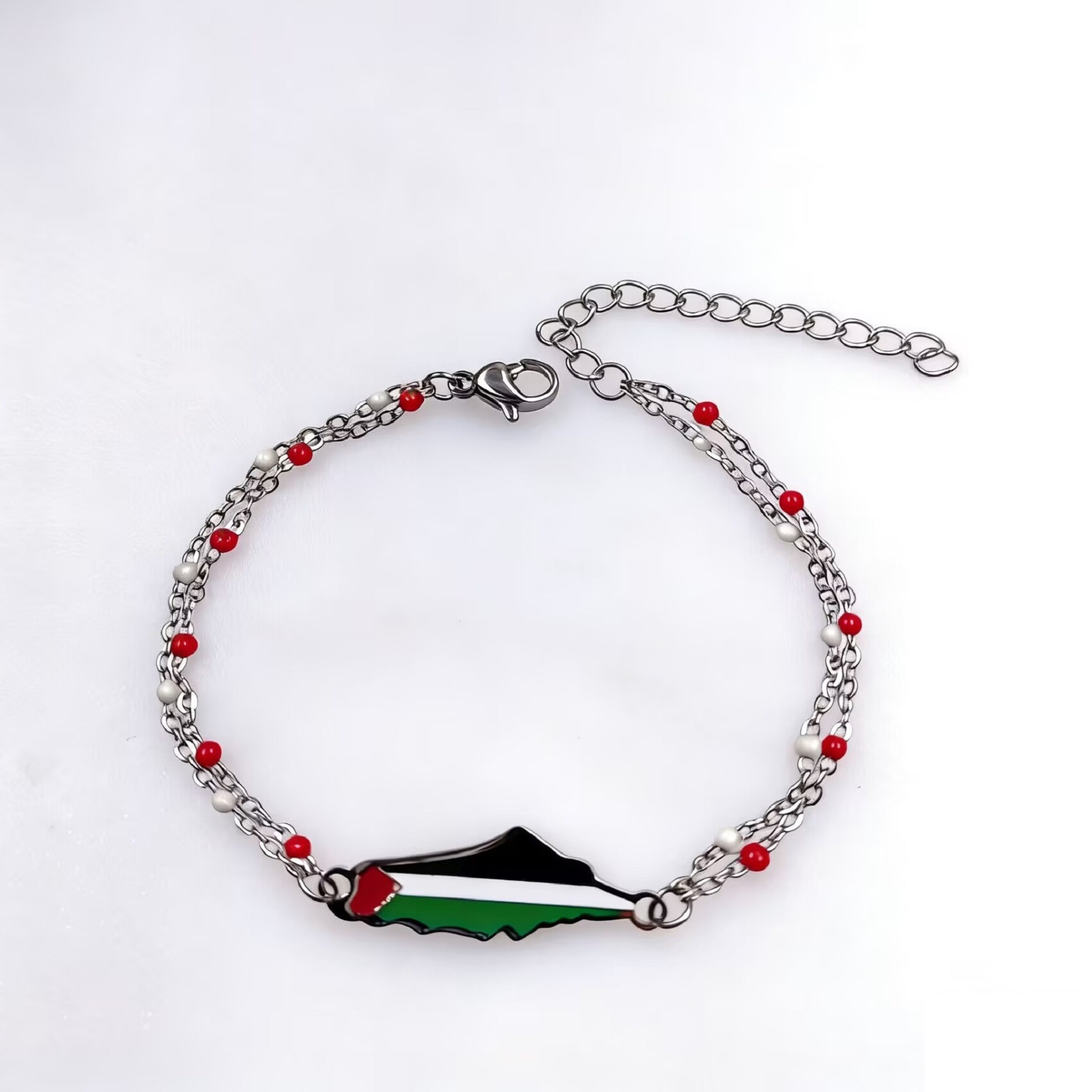 흰색과 빨간색 점선 흰색 보드