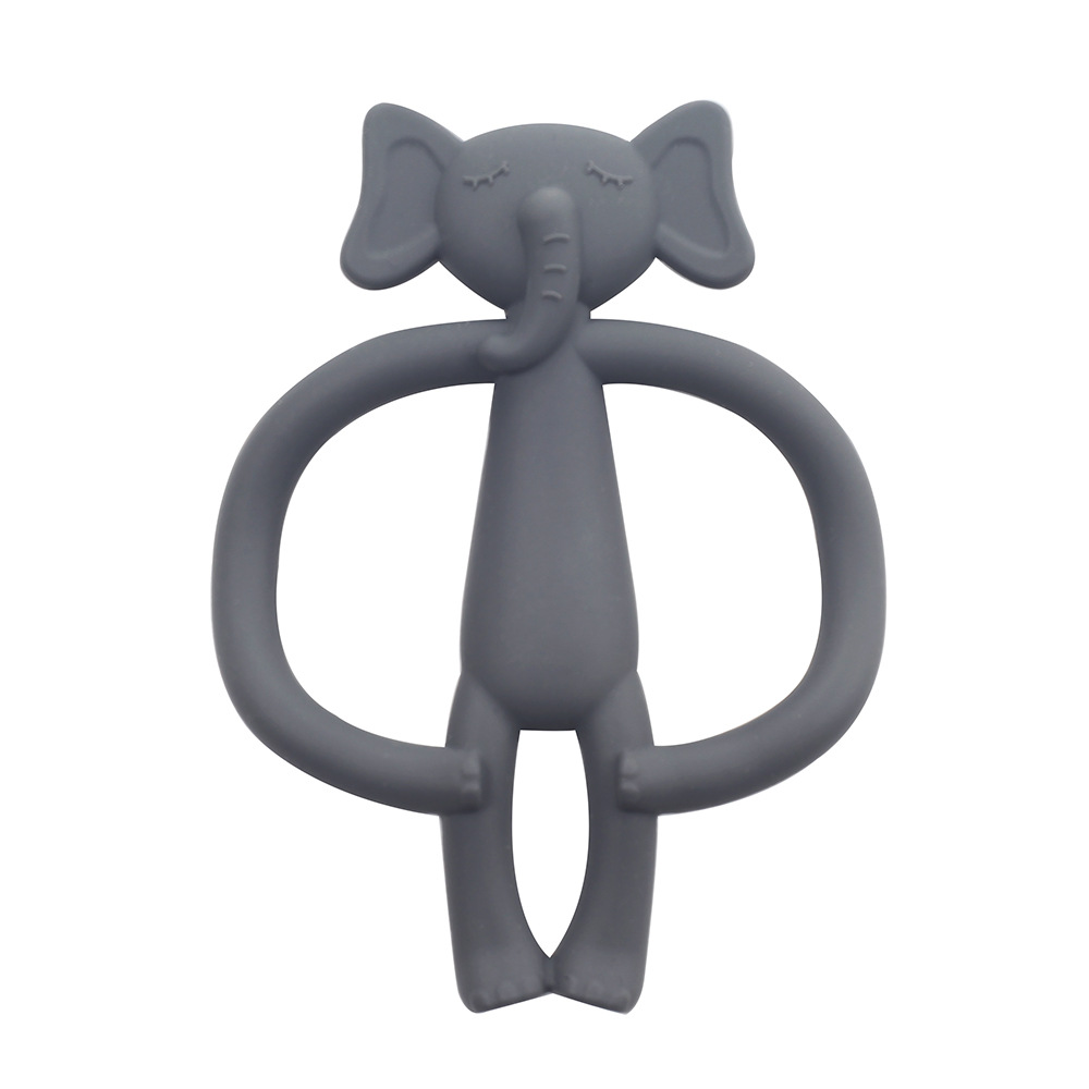 아기 코끼리-강철 회색